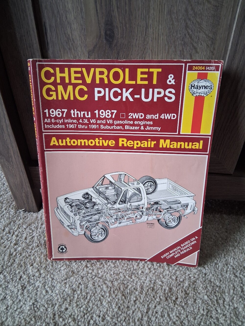 Haynes Chevrolet & GMC Pick-Ups Automotive Repair Manual 24064-420